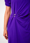 Casting Wrap Panel Pencil Dress, Purple