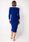 Casting Jersey Ruched Pencil Dress, Royal Blue