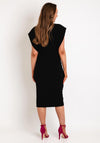 Castings Ruched Side Midi Dress, Black