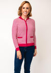 Castle Of Ireland Knit Zip Through Cardigan, Pink
