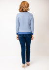 Castle Of Ireland Knit Zip Through Cardigan, Blue