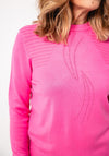 Castle Of Ireland Rhinestone Jumper, Pink