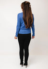 Castle of Ireland Textured Knit Cardigan, Blue