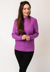 Castle of Ireland Embroidered Jumper, Purple