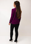 Castle of Ireland Embellished Jumper, Dark Purple