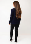 Castle of Ireland Embellished Jumper, Navy