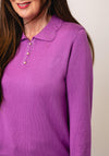 Castle of Ireland Embellished Jumper, Purple