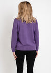 Castle Of Ireland Triangle Printed Knit Sweater, Lavendula