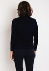 Castle of Ireland Embellished Notch Neckline Sweater, Night Sky