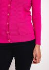 Castle Of Ireland Ribbed Cardigan, Antique Rose