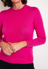 Castle of Ireland Embellished Round Neck Sweater, Antique Rose