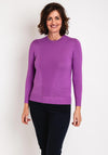 Castle of Ireland Embellished Round Neck Sweater, Aster