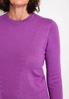 Castle of Ireland Embellished Round Neck Sweater, Aster