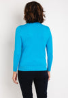 Castle of Ireland Embellished Round Neck Sweater, Blue Lagoon