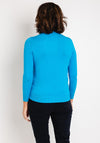 Castle of Ireland Diamante Flat Collar Sweater, Blue Lagoon