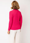 Castle Of Ireland Textured Button Up Cardigan, Pink