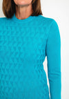 Castle Of Ireland Triangle Printed Knit Sweater, Laurel