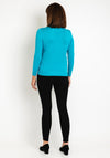 Castle Of Ireland Triangle Printed Knit Sweater, Laurel