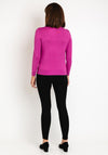 Castle Of Ireland Triangle Printed Knit Sweater, Rose Parfait