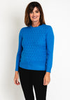 Castle Of Ireland Triangle Printed Knit Sweater, Sea Spirit