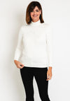 Castle Of Ireland Embroidered Diamante Sweater, White