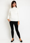 Castle Of Ireland Embroidered Diamante Sweater, White
