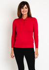 Castle Of Ireland Scallop Collar Sweater, Sangria