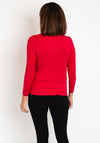 Castle Of Ireland Scallop Collar Sweater, Sangria