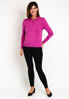 Castle Of Ireland Diamante Flat Collar Sweater, Rose Parfait