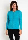 Castle Of Ireland Triangle Printed Cardigan, Laurel