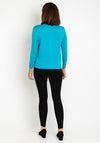 Castle Of Ireland Triangle Printed Cardigan, Laurel