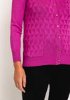 Castle Of Ireland Triangle Printed Cardigan, Rose Parfait