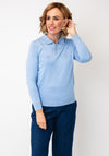 Castle Of Ireland Knitted Button Up Cardigan, Blue