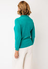 Castle Of Ireland Knitted Button Up Cardigan, Green