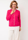 Castle Of Ireland Knitted Button Up Cardigan, Pink