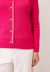 Castle Of Ireland Knitted Button Up Cardigan, Pink