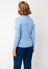 Castle Of Ireland Knitted Button Up Cardigan, Blue