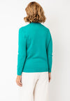 Castle Of Ireland Knitted Button Up Cardigan, Green