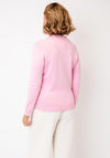 Castle Of Ireland Knitted Button Up Cardigan, Pink