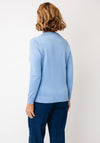 Castle Of Ireland Button Up Knitted Cardigan, Blue