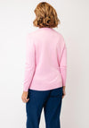 Castle Of Ireland Button Up Knitted Cardigan, Pink