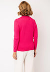 Castle Of Ireland Knitted With Rhinestone Detail Jumper, Pink