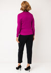 Castle of Ireland Argyle Knit Jumper, Purple