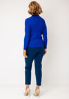 Castle of Ireland Chevron Knit Sweater, Blue