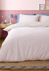Catherine Lansfield Brighton Stripe Duvet Cover, Pink Multi