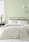 Catherine Lansfield Designer Collection Cameo Floral Duvet Cover Set, Green