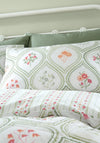 Catherine Lansfield Designer Collection Cameo Floral Duvet Cover Set, Green