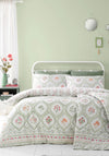 Catherine Lansfield Designer Collection Cameo Floral Duvet Cover Set, Green