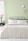 Catherine Lansfield Designer Collection Cameo Floral Duvet Cover Set, Green