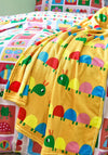 Catherine Lansfield Curious Caterpillar Kids Throw, Bright Multi